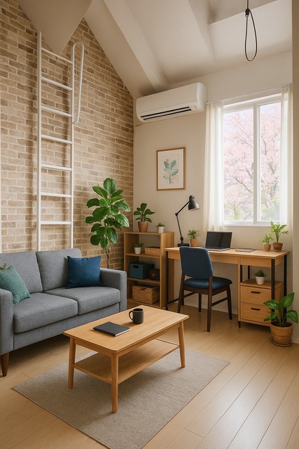 居室・リビング　ＡＩイメージ図です。