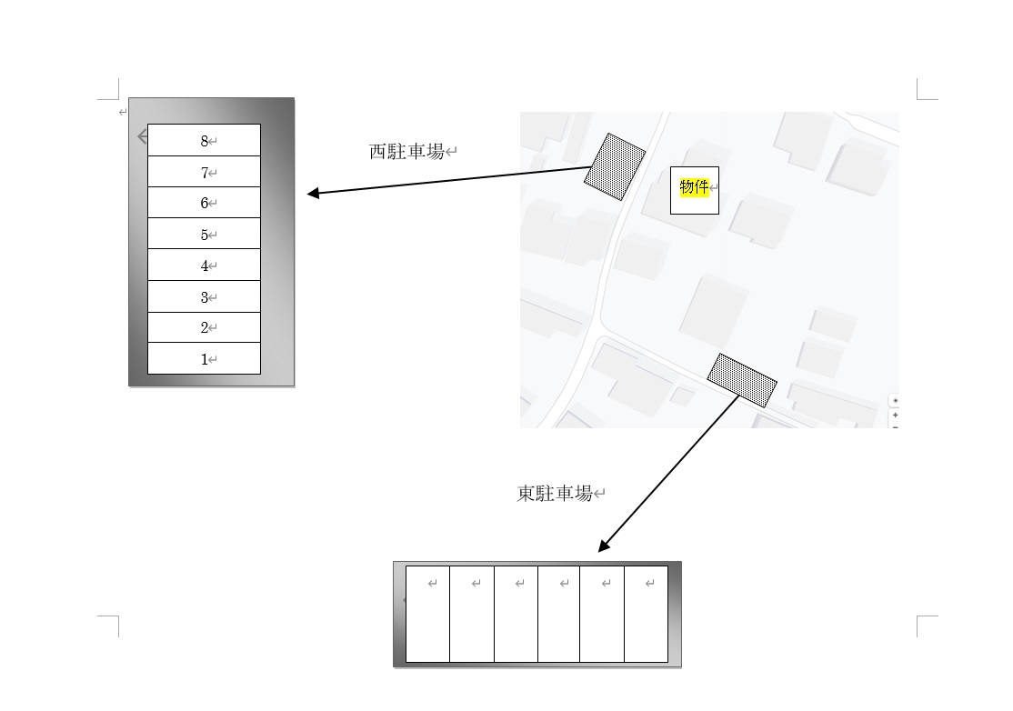 【REGENT栗真の駐車場】