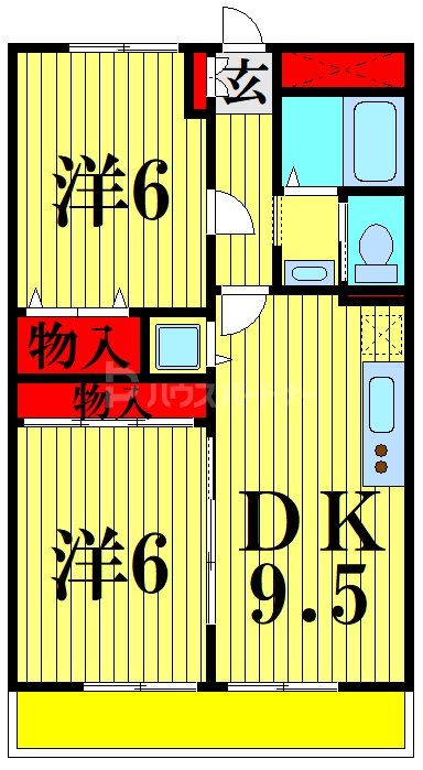 トリヴァンベール華仙の間取り