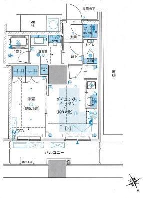 ザ・パークハウス西新宿タワー６０の間取り