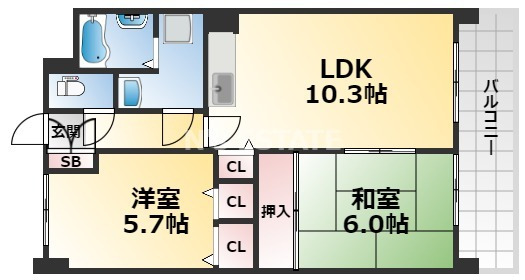 オークハイツの間取り