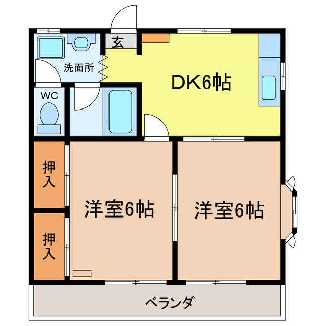 オブコニカの間取り