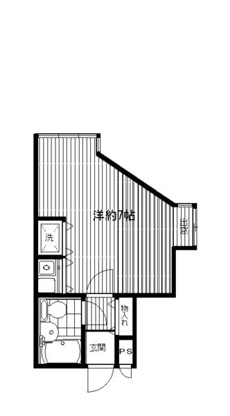 豊島区高松のマンションの間取り