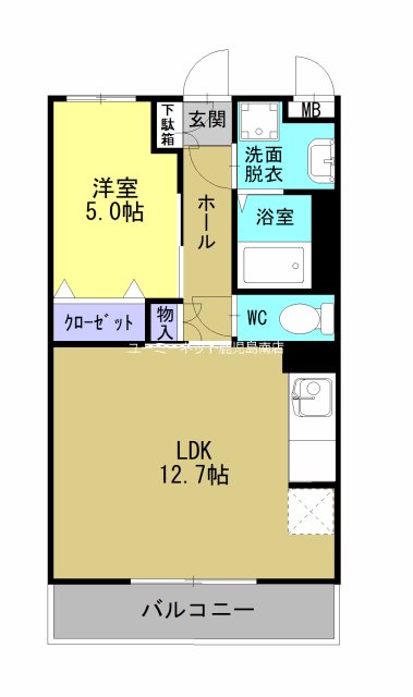 セントアースの間取り