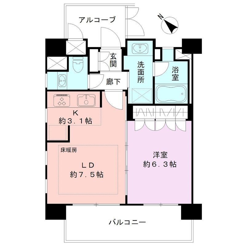 アーバンプレイス寄居の間取り