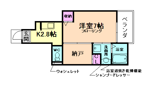 ジャルダンブルーIIの間取り