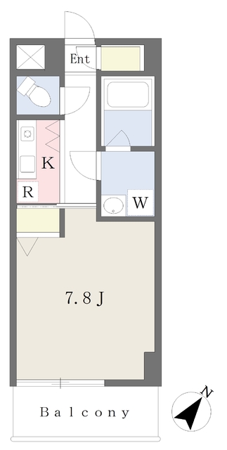 【横浜市港北区新横浜のマンションの間取り】