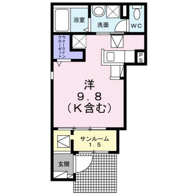 ハルカス　IIの間取り