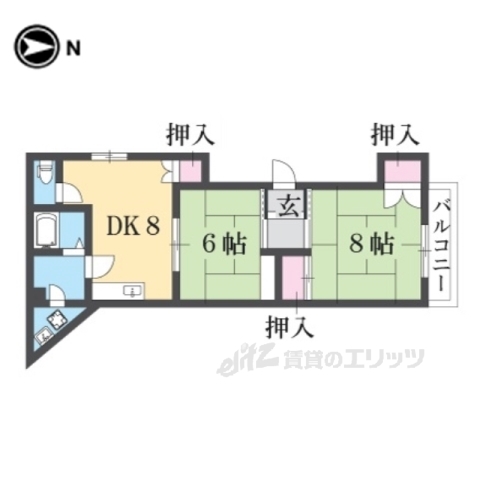 安田マンションの間取り