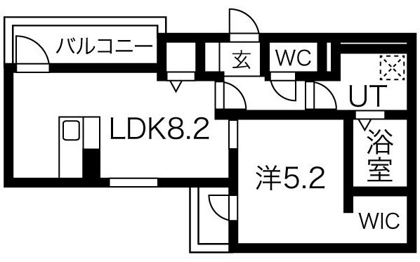 名古屋市中村区太閤のアパートの間取り