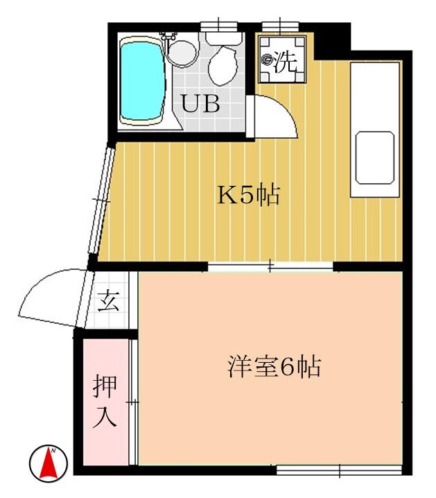 うだ川荘の間取り