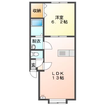 Ｍハイツ寿３の間取り