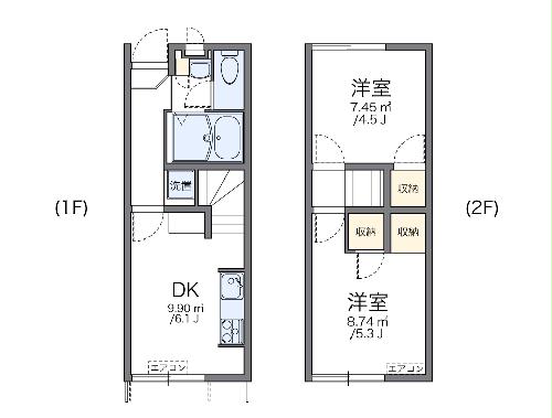 【レオパレスＨＡＹＡＴＯの間取り】