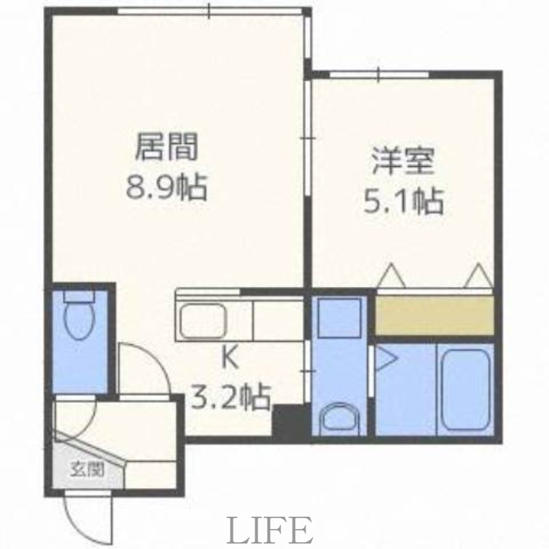 ルミエール栄通南の間取り