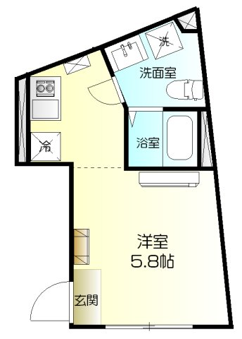 【パークサイド戸越公園の間取り】