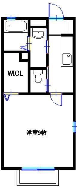 たつの市新宮町光都のアパートの間取り