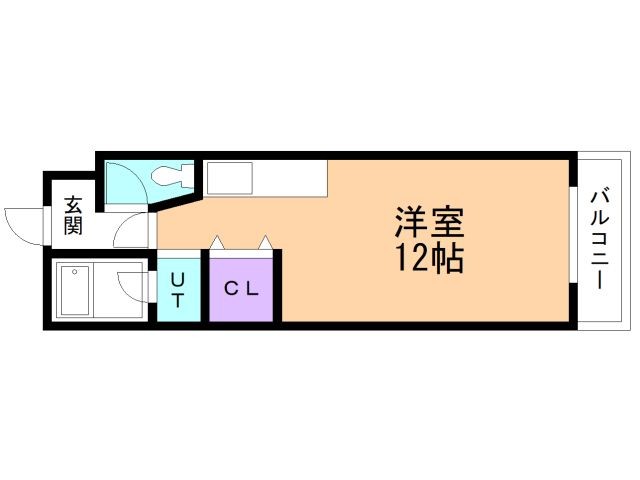 北広島市朝日町のマンションの間取り