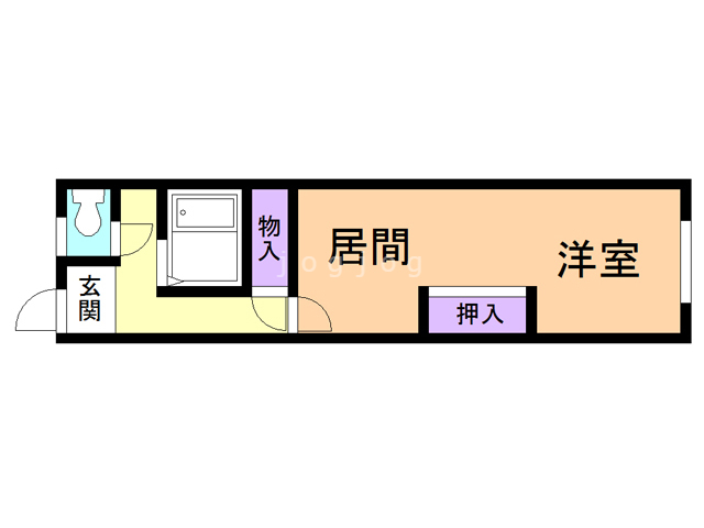 エレガンス高砂の間取り