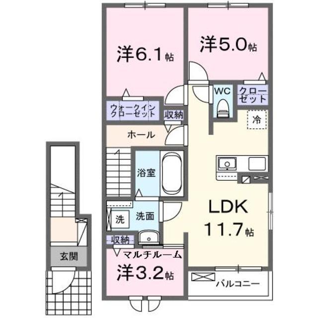 ウェルシュガーデンIIの間取り