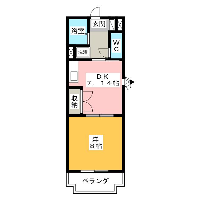 マンション蔵の間取り