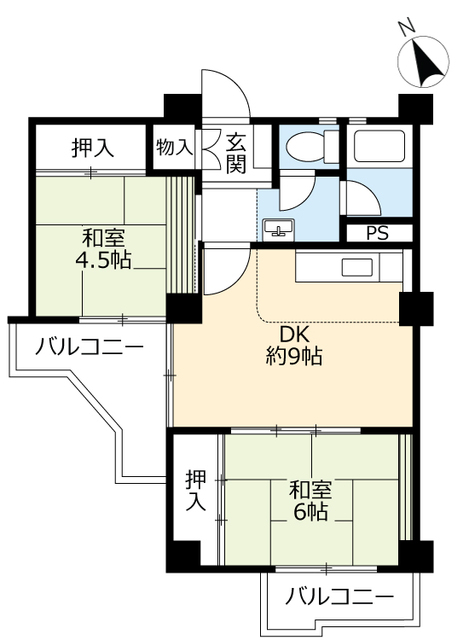 ＵＲ高森台の間取り