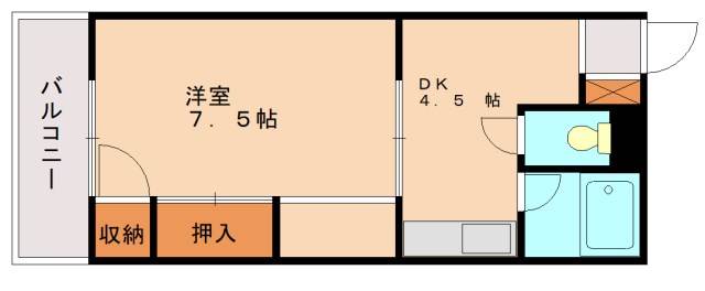 向の山コーポの間取り