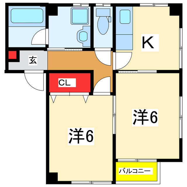 ハイツマリンヒルの間取り