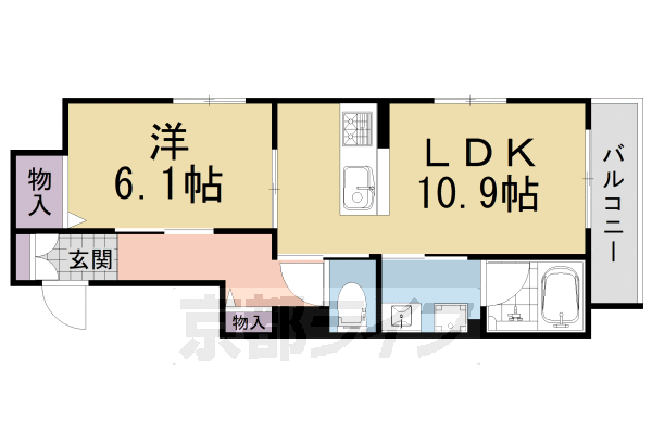 シャーメゾンハピネス参番館の間取り