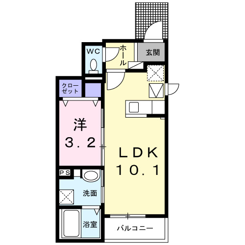 グリチネの間取り