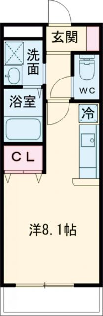 ウイング天伯　A棟の間取り