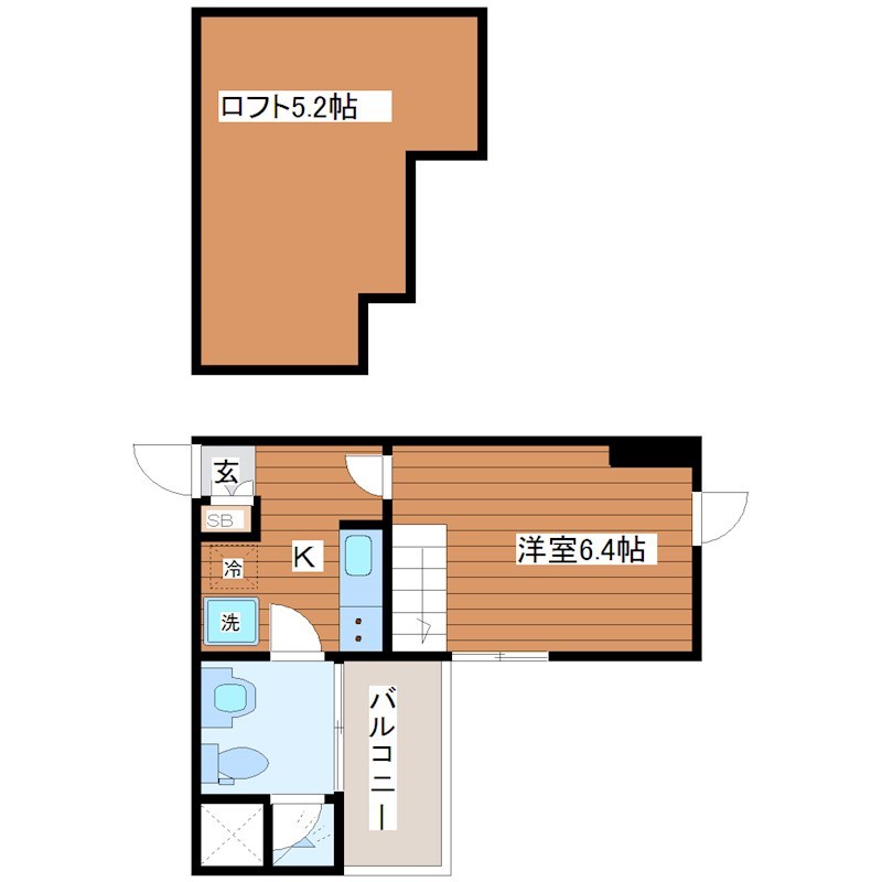 リセス大阪イーストの間取り