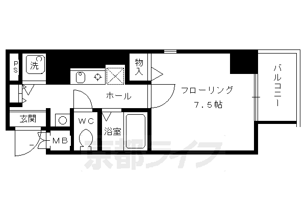 ベラジオ烏丸御池の間取り