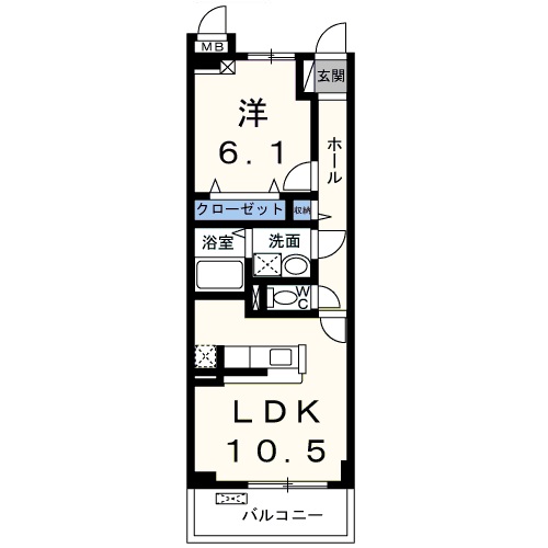 サニープレイス・庄内（しょうない）の間取り