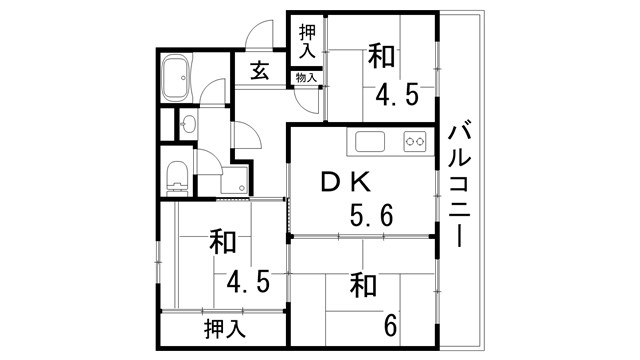 URひよどり台の間取り