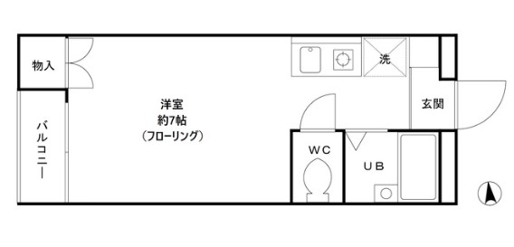 文京区関口のマンションの間取り