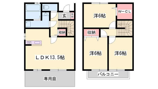 アンジ榮　Ｃ棟の間取り