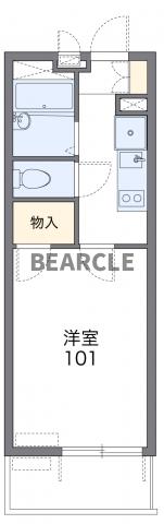 レオパレスカルム大津の間取り