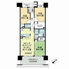 神奈川県横浜市神奈川区新浦島町１（マンション）の賃貸物件の間取り
