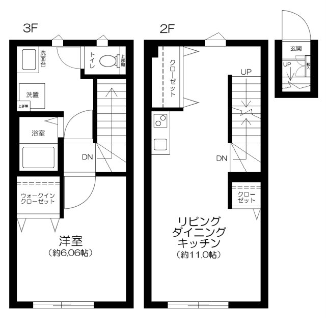 東京都練馬区石神井町３（アパート）の賃貸物件の間取り