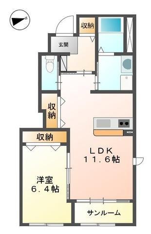 メロディの間取り