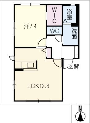 ラビアータ　Ａ棟の間取り