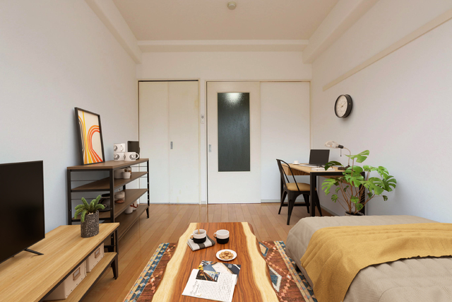 居室・リビング　イメージ画像につき、画像内家具家電は付帯設備ではございません