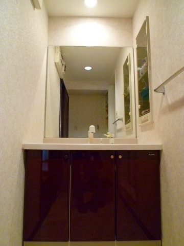 洗面設備　独立洗面化粧台が付いています