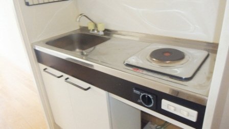 キッチン　1口電気コンロ