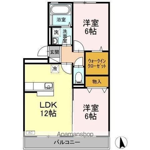 ジュネス針田 A棟の間取り写真