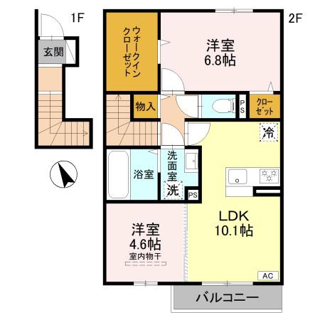 D-ROOM 天が岡の間取り写真