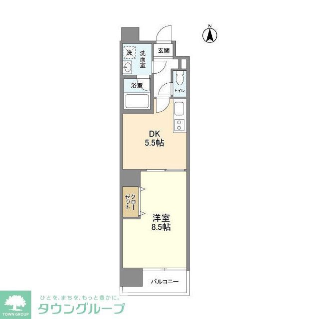 グランテージ感彩の間取り写真