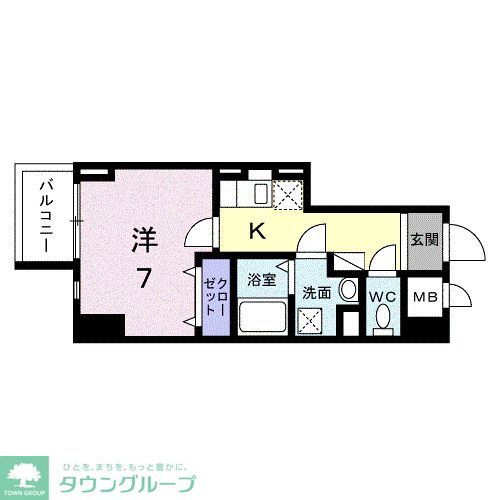 ＪＲ東海道本線 平塚駅 徒歩2分 11階建 築1年の間取り写真