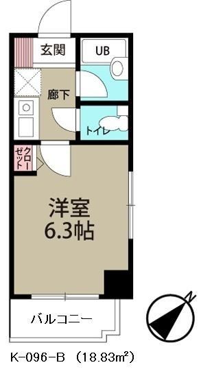 シャトレゲンジの間取り写真