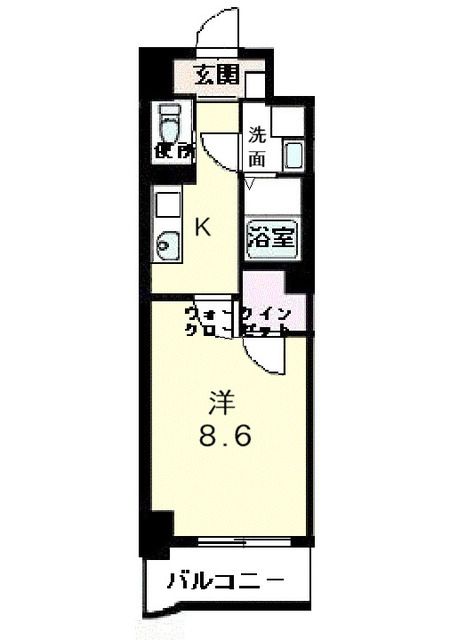 都営浅草線 本所吾妻橋駅 徒歩5分 10階建 築20年の間取り写真